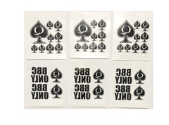 SpadesCastle Queen of Spades tattoo sheets—the versatile designs for temporary body art.