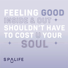 SpaLife toner pad texture close-up indicating quick absorption.