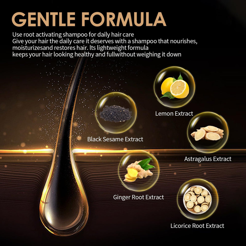 Pouring lather of Spartan Root Activator shampoo ready for use.