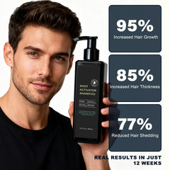 SPARTAN HAIR Root Activator Shampoo 300ml bottle reinforcing long lasting use
