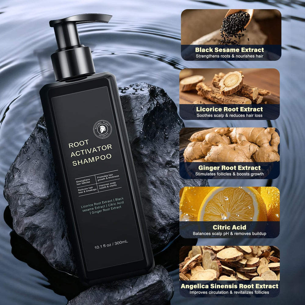 SPARTAN HAIR Root Activator Shampoo foaming lather for gentle cleansing