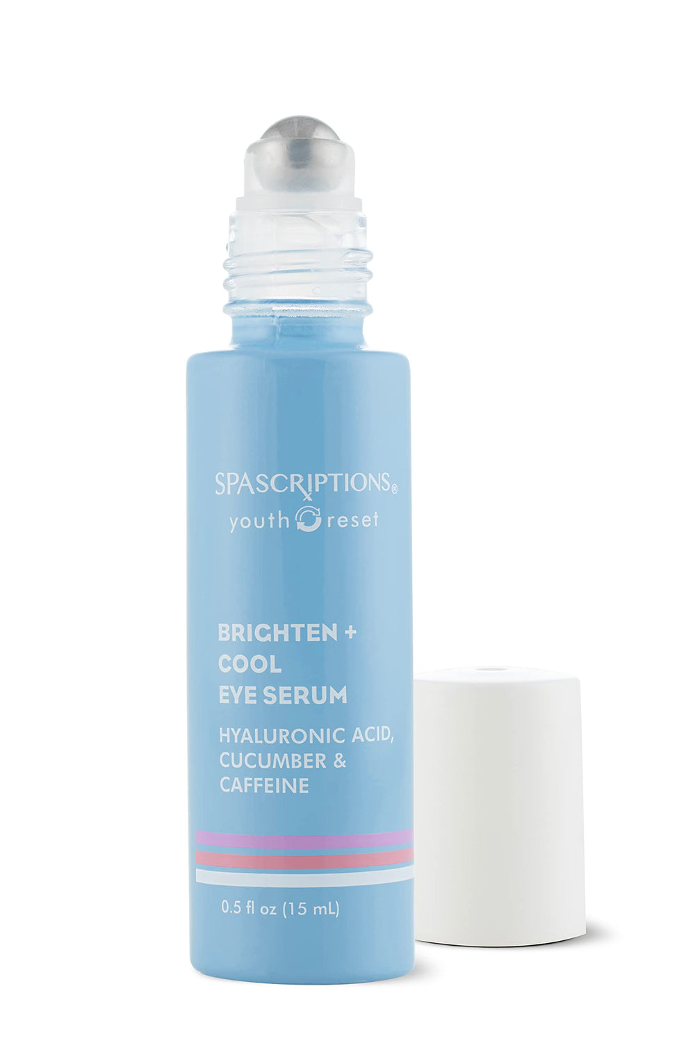 SpaScriptions cucumber slices convey refreshing, soothing under-eye feel.