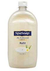 Spasoap Aloe & Chamomile refill bottle for soft, hydrated hands.