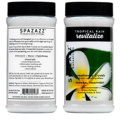 SPAZAZZ Spa Bombzz Honey Mango crystals jar aporta lujo exótico al baño.