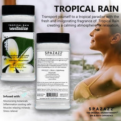 SPAZAZZ Spa Bombzz escena de spa relajante para el día a día.