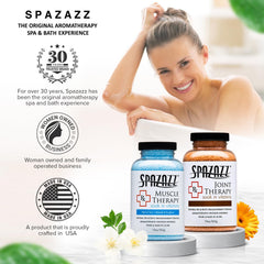 Spazazz USA-made badge highlighted on packaging