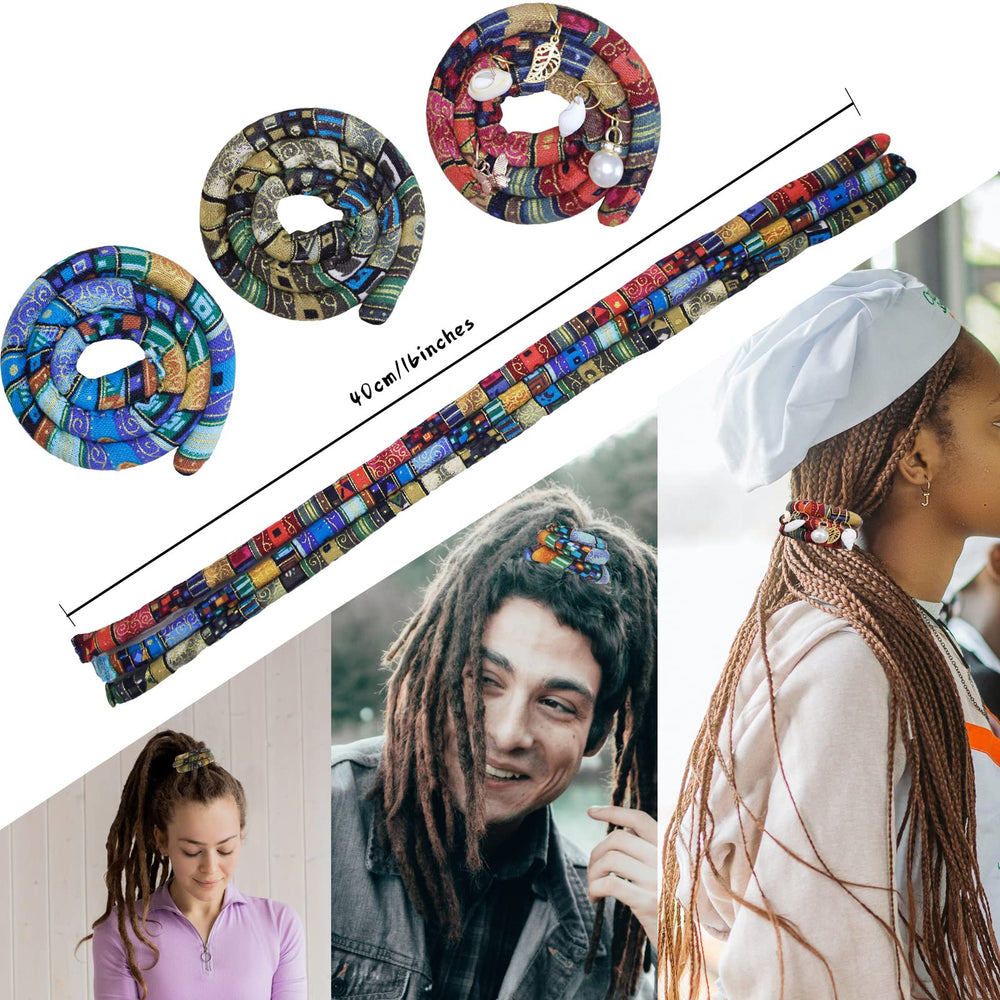 Close-up of Spira Lock 16-inch colorful wrap showing soft fabric