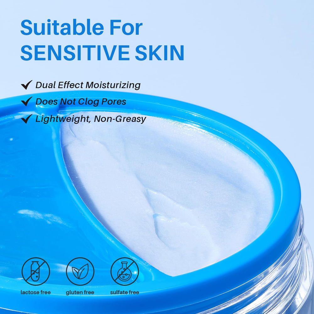 SPODARE Oil-free Night Cream texture demonstrates lightweight hydration without stickiness