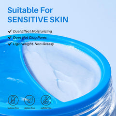 SPODARE Oil-free Night Cream texture demonstrates lightweight hydration without stickiness