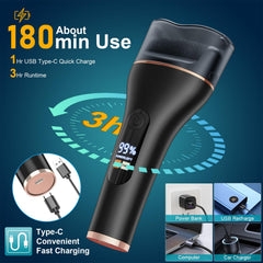 Spriak USB charging cable included for easy top-ups.