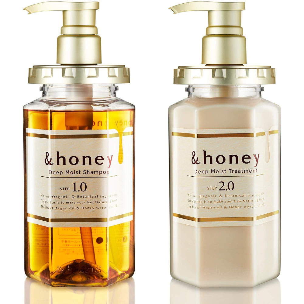 Sprout Talk Honey Deep Moist Shampoo bottle with hydrating formula for dry hair