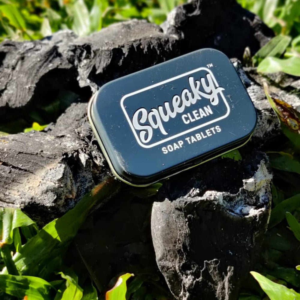 SqueakyClean set of three tins with varied fragrances