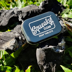 SqueakyClean set of three tins with varied fragrances