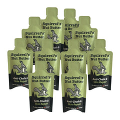 Squirrel's Nut Butter adventure packet, front view, compact on-the-go chafing protection for athletes.