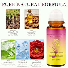 SRIOIO Cyperus Rotundus Oil dropper dispensing calming skin oil.