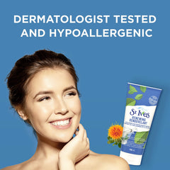 Dermatologist-tested label on St. Ives Timeless Skin Lotion.