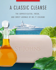St. John No. 77 ingredient blend of olive oil and vitamin E for nourished skin