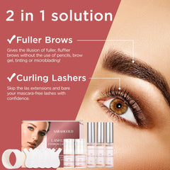 St. Mege lift glue and lotions demonstrate easy DIY shaping