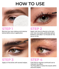 STACY LASH eyelash serum 5ml supports lash health.