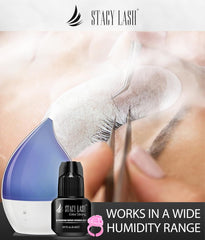 Stacy Lash long-lasting bond supports classic lash extensions.