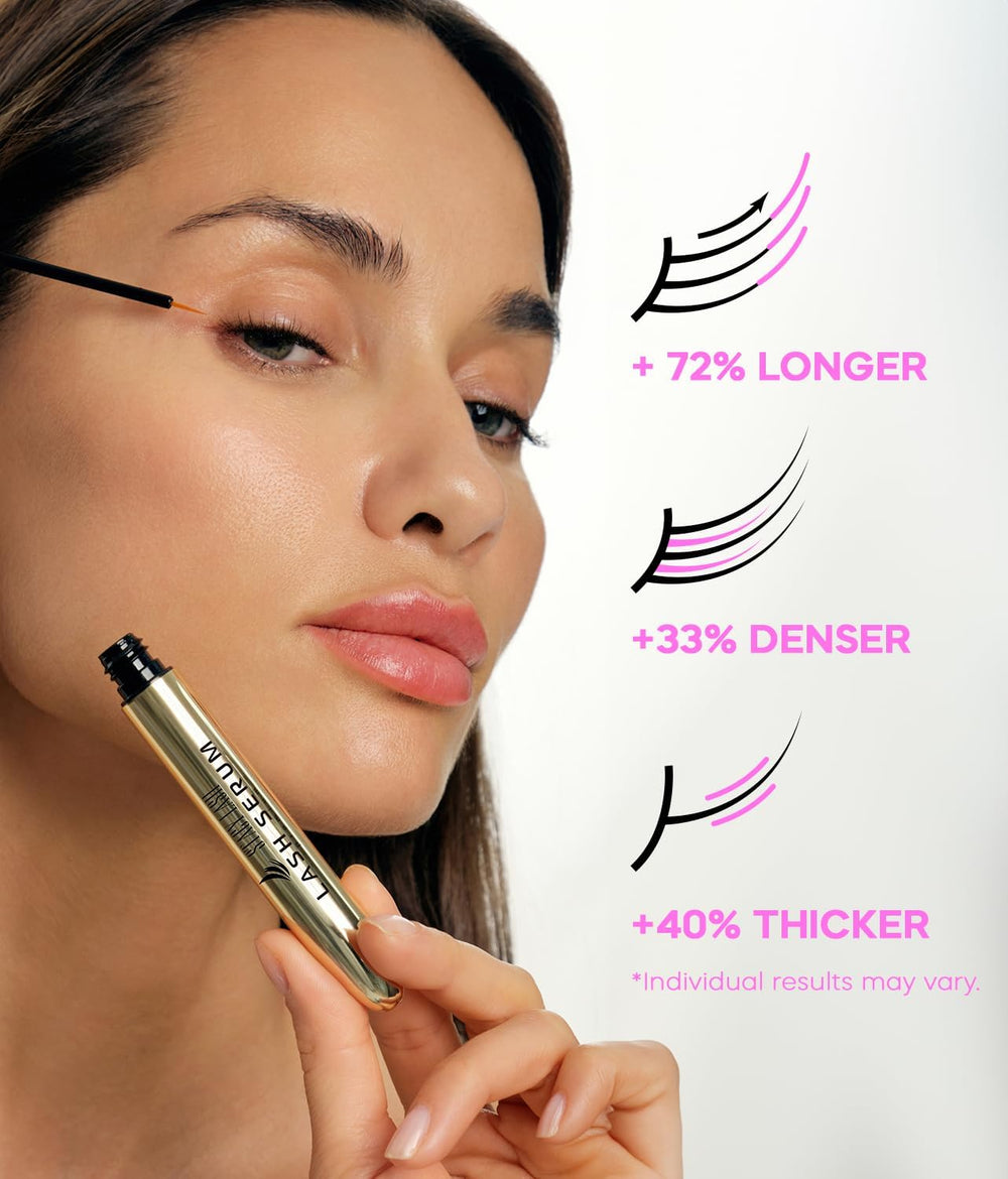 STACY LASH mascara brush for even mascara distribution.