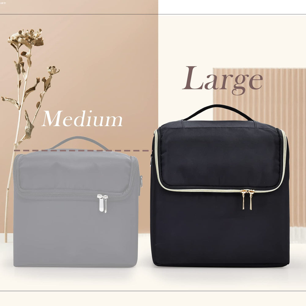 Stagiant four-tier design helps keep essentials sorted.
