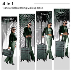 Stagiant key-lock secures cosmetics during trips.