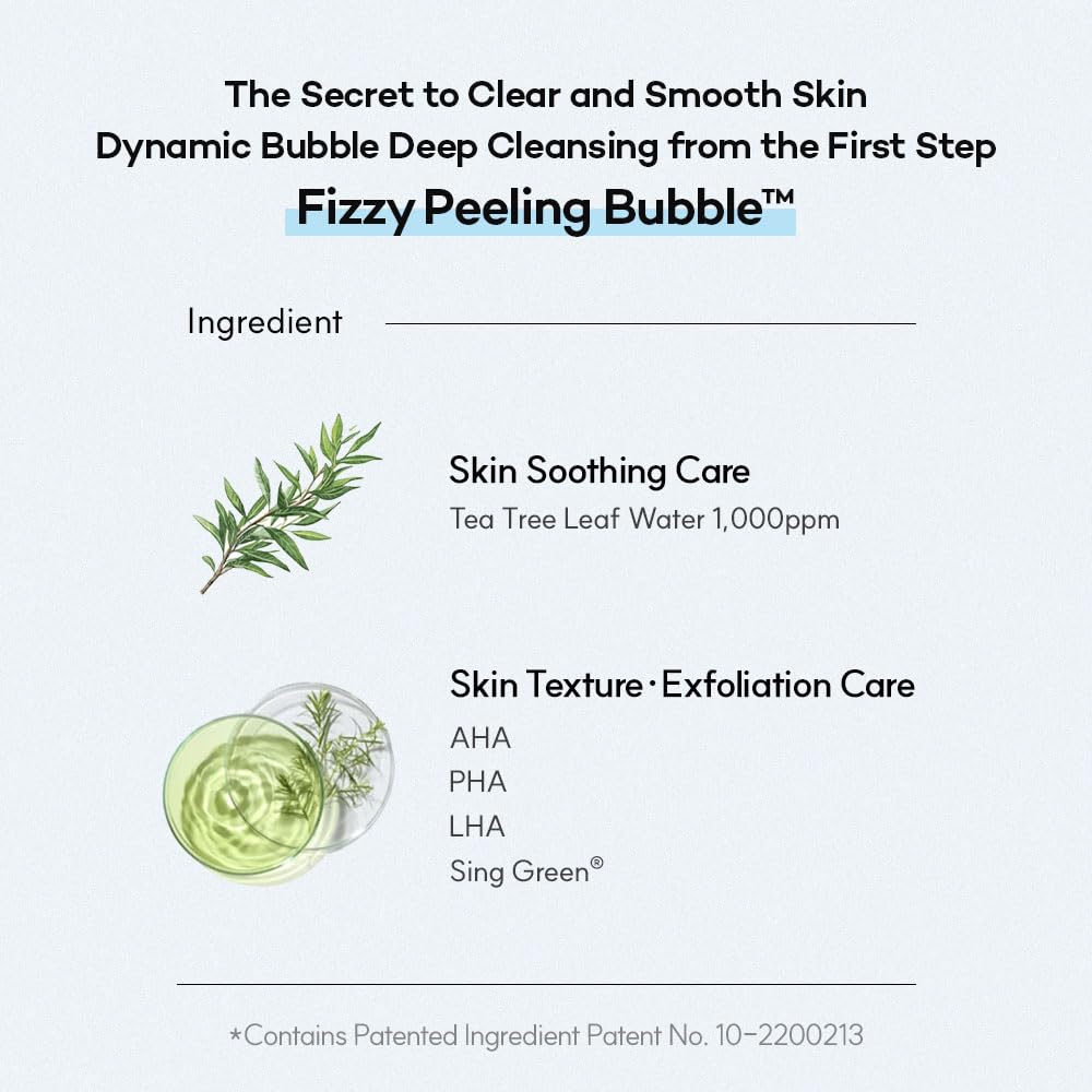 Standard Seoul Deep Clean Bubble Cleanser foaming rinse showing non-drying finish