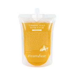 Steambase Turmeric Scalp Water Scaler pour tip targets roots for precise exfoliation and scalp refreshment