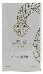 Stephane Humbert Lucas God Of Fire amber musk heart detail suggests lasting warmth.