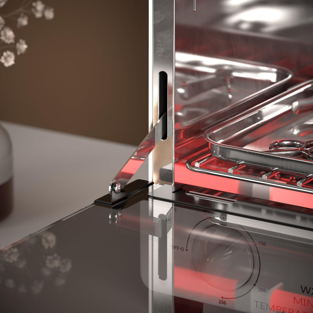 Sterilizer for Nail Tools compact footprint fits small spaces without sacrificing capacity.