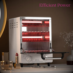 Sterilizer for Nail Tools temperature settings, four levels for tailored cleaning cycles.