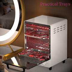 Sterilizer for Nail Tools timer control up to 30 minutes for precise cycles.