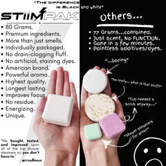 STiiMPAK Launch Edition loofah included for enhanced cleansing