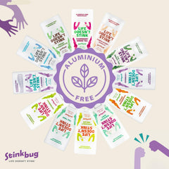 Stinkbug Naturals long-lasting freshness for all-day use