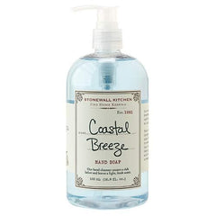 Foamy lather closeup of Stonewall Kitchen Coastal Breeze Hand Soap