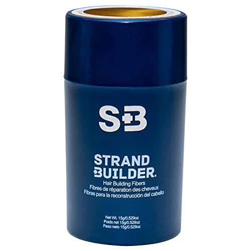 Strand Builder dark blonde shade blends naturally with existing hair