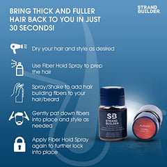 Strand Builder Hair Fibers 100% organic keratin texture detail
