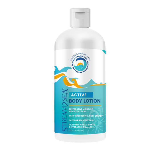 STREAM 2 SEA Nourishing Body Lotion bottle delivering rich hydration for dry skin