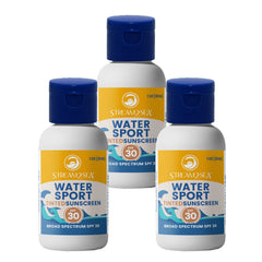STREAM 2 SEA SPF 30 tinted sunscreen travel 3-pack for trips