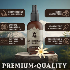 Striking Viking balm vanilla jar closeup with creamy texture for skin nourishment