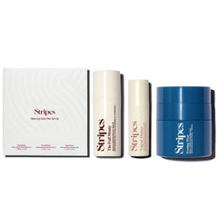 STRIPES Naomi Watts Glow Up night cream bottle hydrates skin overnight.