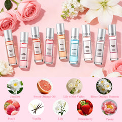 StSilkitty scent wardrobe collection featuring nine mini oils for mixing.
