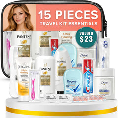 Stuhrling Bottle TrekTote 15-piece kit ready for travel and on-the-go organization.