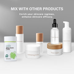 Patch-test guidance area with Sturelehub Alpha Arbutin Powder.