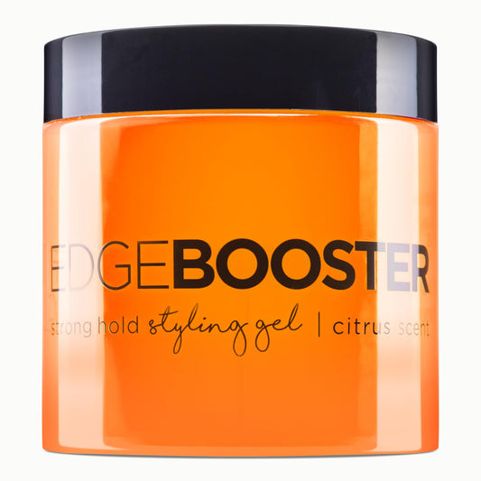 Style Factor EDGE BOOSTER bottle showing alcohol-free formula for flexible hold