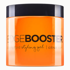 Style Factor EDGE BOOSTER bottle showing alcohol-free formula for flexible hold
