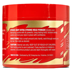 Shine finish achieved with Style Factor Spider Grip on braided hair