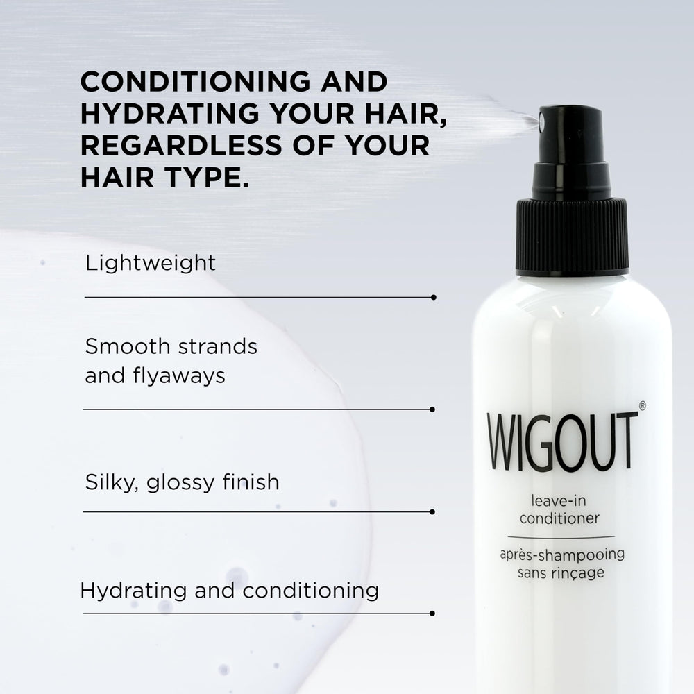 Style Factor Wigout demonstrates frizz control for smoother strands.