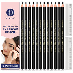 Stylia eyebrow pencil demonstrates natural hair-stroke focus for believable brows